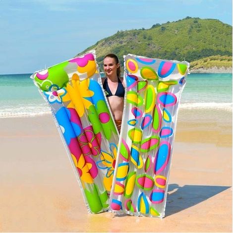 Trade Shop - AUFBLASBARE MEERWASSERPOOLMATRATZE 183 X 76 X 27 CM MATRATZE IN VERSCHIEDENEN FARBEN - (1/2)