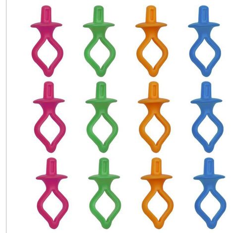 Lot de 12 pinces à bobine, clips de maintien de bobine, pinces pour bobine de fil de canette, pinces pour bobine de machine à coudre