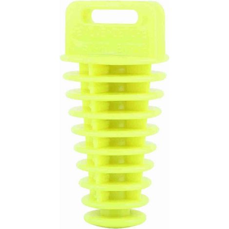 Pot d'échappement jaune citron pour moto tout-terrain 2 et 4 temps (1/4)