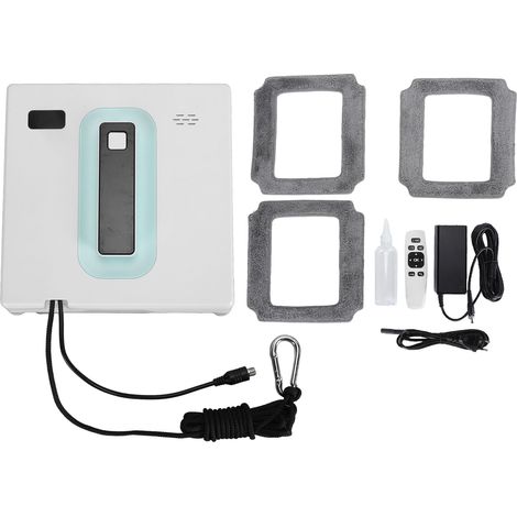 Robot nettoyeur de vitres, pulvérisation automatique à 2 voies, aspirateur robot Intelligent, 2500Pa, avec invite vocale, pour carrelage, 100 à 240V (1/5)