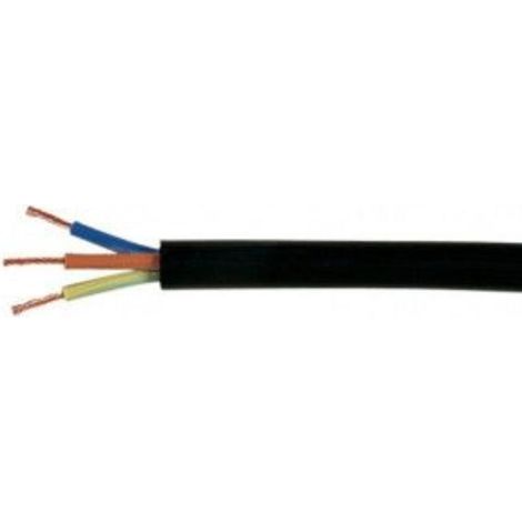 FPLUS manguera 3x1.5 negra x100mts. , Norma de fabricación: UNE 21.123-2.
- Conductor de cobre: Clase 5 según UNE 60.228.
- Aislamiento: Polietileno reticulado DIX3 según UNE HD603