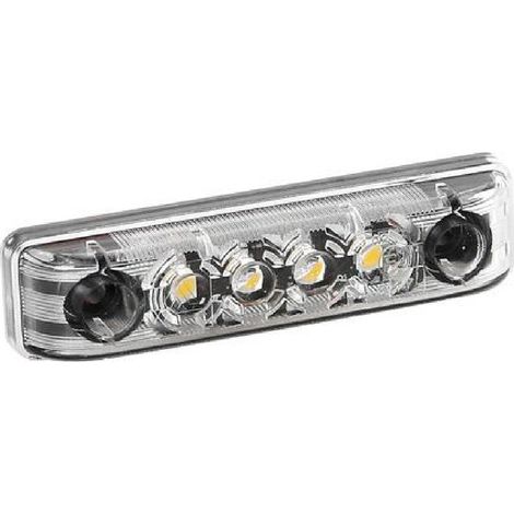 Feu 4 LED AB-7 blanc 24V