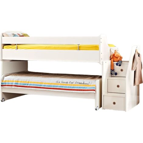 Cama midi blanca 90x200/90/190cm (1/5)