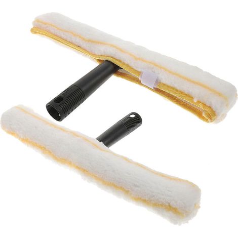 Raclettes de nettoyage de vitres en plastique, compatibles avec un usage domestique, lot de 6, couleurs assorties (1/5)