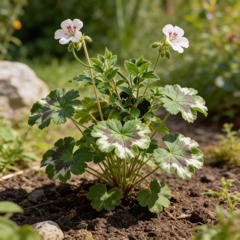 Géranium vivace Versicolor 20cm Godet 9cm - Geranium (1/4)