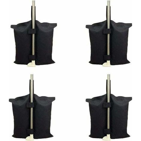 Robuster, industrietauglicher Ballastsack mit Doppelnaht für Pop-up-Zeltmarkisen, schwarz (1/5)