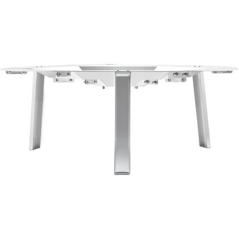 Mophorn Deflettore di calore rotondo per braciere Yukon, diametro 685,8 mm, realizzato in acciaio inox 304, con 3 gambe rimovibili, ideale per bracieri a legna e accessori da campeggio
