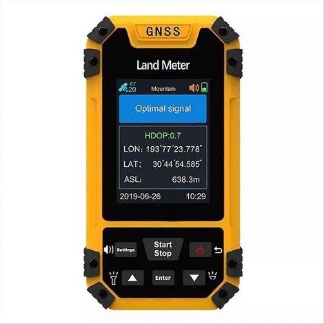 Compteur GNSS à écran couleur, appareil de topographie professionnel, mesure de surface, compteur de terrain pour l'agriculture (1/5)