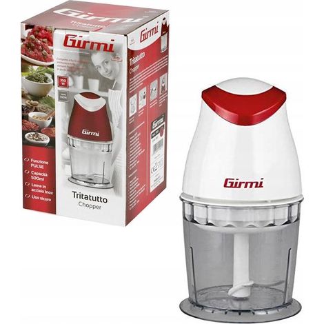 Picadora eléctrica Girmi TR01 roja 350 W 0.5 L (1/3)