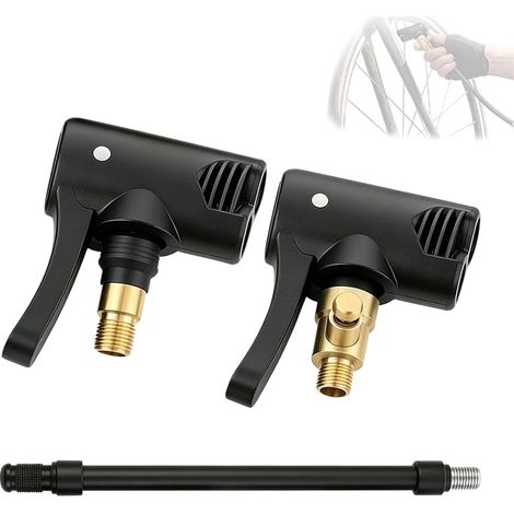 Adaptateur Valve Pneu, 8mm, 16cm, Laiton, pour Auto, vélo, Moto  laiton, design, connexion rapide, pour pneus de voitures, vélos, motos (1/5)