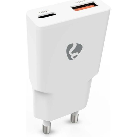Nedis NETZLADEGERÄT  1XUSB-C/1XUSB-A (WCHA20WT          WS)