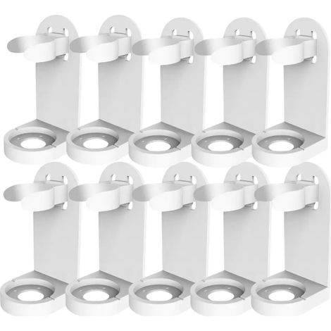 Soporte para cepillo de dientes eléctrico, diseño compacto, fácil instalación, WT 10 unidades (1/2)