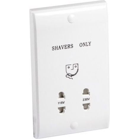 Primaflow Shaver Socket Slim - Dual Voltage