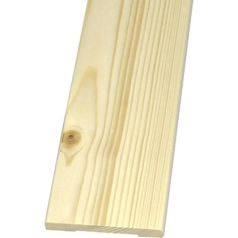 Coprifilo mostrina legno massello abete piatta mm 70 x 10 x 2250 (1/2)