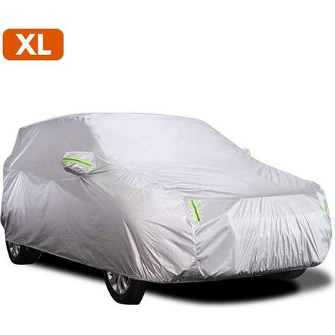 Waterproof and Breathable Car Cover, Outdoor Car Cover Against Rain, Sun, and Dust for SUVs, Business, XL (1/5)