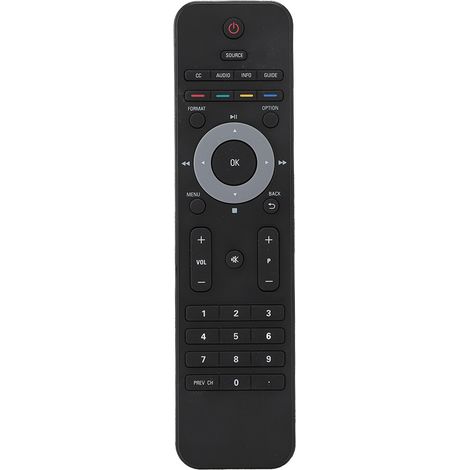 Télécommande Philips à gros boutons avec angles renforcés pour téléviseurs LCD, compatible RC2143619/01 32PFL5708/F7 (1/5)
