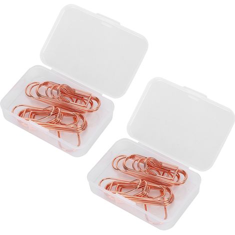 Lot de 24 porte-stylos à pince pour carnets et journaux, porte-billets simple en métal inoxydable, fournitures de bureau (1/5)