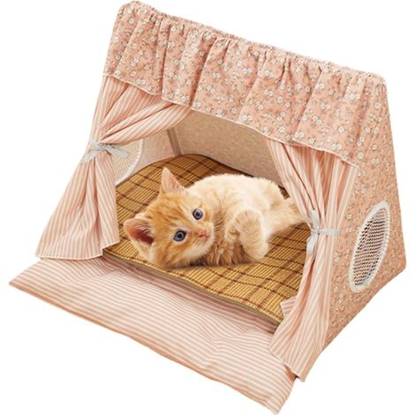 Tente pour Chat d'Intérieur Panier d'Intérieur - Tapis (1/5)