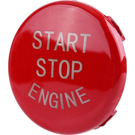 Coperchio inferiore del pulsante di avviamento a chiave per BMW E Disk (rosso) (1/5)