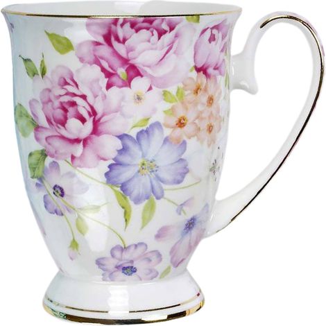 Tasse À Bain De Bouche En Céramique - Porcelaine Fine Résistante - Pour Salle De Bain Et Cuisine - Lot De 2 (1/5)