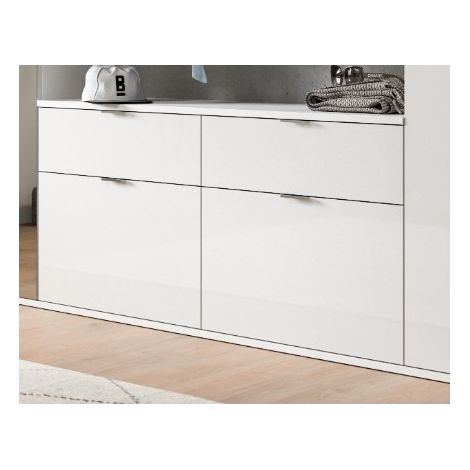 Möbelstück BODITE – 4 Schubladen – Weiß lackiert – Eleganz und optimale Aufbewahrung