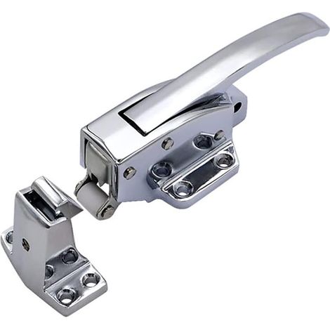 Poignée de porte convexe, poignée de sécurité, loquet de poignée de chambre froide, loquet réglable à ressort, poignée de porte de refroidisseur de congélateur ,Loquet pour charges lourdes (1/5)