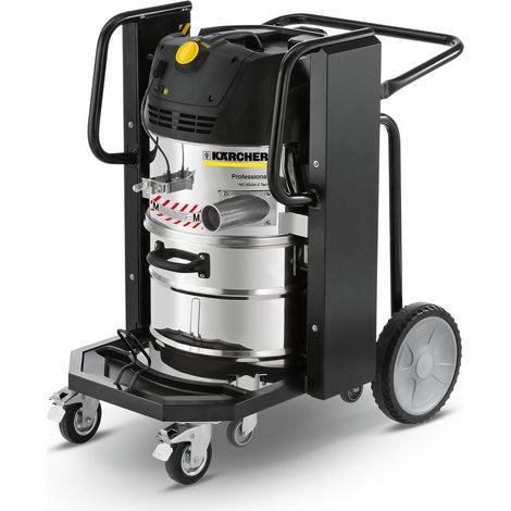 KARCHER Aspirateur Industriel IVC 60 24-2 Tact2 M 15761050, Cuve de 60 L Inox, Moteur de 2.4 kW Avec Nettoyage Automatique du Filtre, Garantie 2 ans