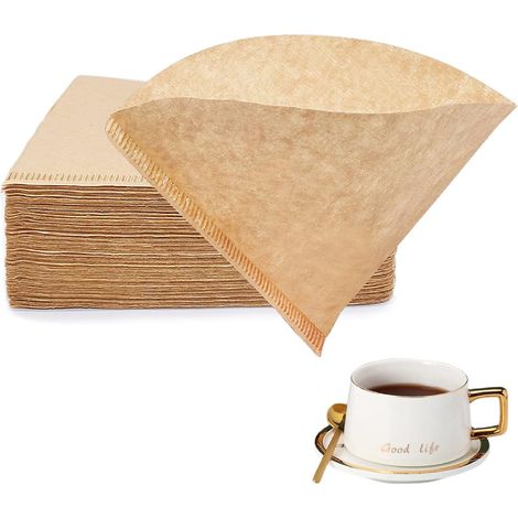 Filtre À Café Conique - V60 Taille 01 - Papier Naturel Sans Chlore Ni Fluorescéine - Pour Drippers À Verser - 200 Pièces (1/5)