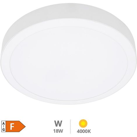 Spot LED rond Bogur 12 W 4 000 K blanc