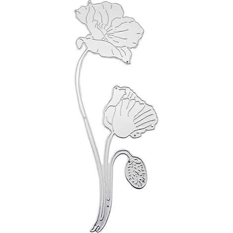 Mais-Mohnblumen-Metall-Stanzteile DIY-Geburtstags-Weihnachtskarten-Bastelbedarf