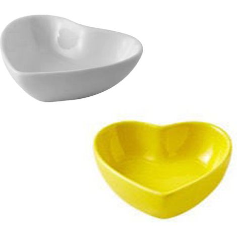 2 gamelles en céramique anti-retournement pour hamster, gerbille et hérisson, profil bas, bord lisse, capacité optimale, lavables au lave-vaisselle (1/5)