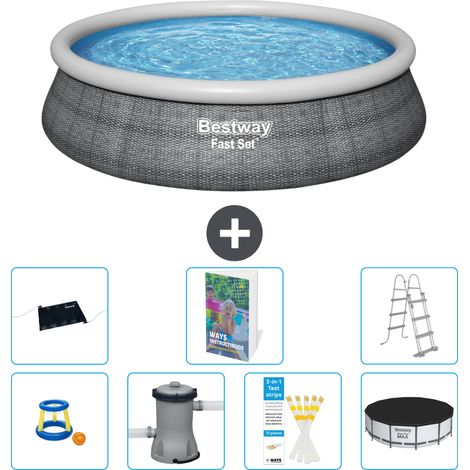Bestway Piscina Bestway Fast Set Redonda - 457x107 cm - 8-piezas S385 (1/5)