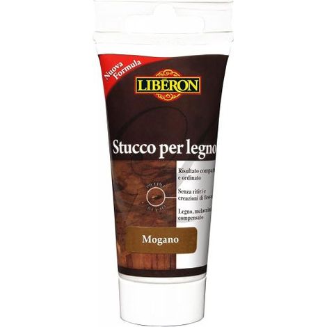 stucco per legno all'acqua - mogano - 50 grammi