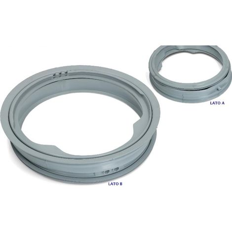 SOFFIETTO GUARNIZIONE PORTA OBLO' LAVATRICE LG CON 3 TUBETTI CHIUSI