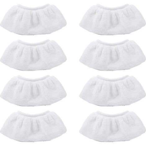 Lot de 8 housses en microfibre pour nettoyeur vapeur Karcher Easyfix SC2 SC3 SC4 SC5, accessoires pour buse manuelle (1/5)