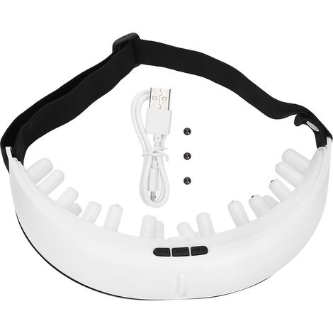 Masseur Oculaire - 9 Modes Vibration - 22 Points De Massage + Aimant - Minuterie 5/10/15 Min - Batterie 150 mAh - Pour Soins Des Yeux À Domicile - 1 Pièce (1/5)