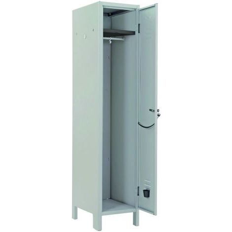 Prometal armadio armadietto spogliatoio in lamiera ad un 1 posto cm36x35x179h chiusura con serratura
