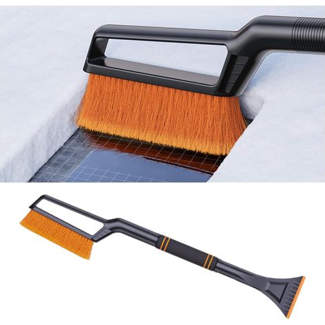 Grattoir Voitures Avecs Balais Neiges Auto, Grattoir Glace Voiture avec Balai Brosse Neige Pelle Neige avec Rotation 360, Grattoir Glace Voiture avec Brosse Balayette Neige Voiture (1/5)