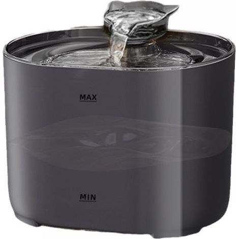 Fontaine À Eau Pour Chats - 3 L - Acier Inoxydable - Surveillance Via Appli - Débit Silencieux 23-28 dB - Filtre À 4 Couches - Pour Intérieur (1/5)