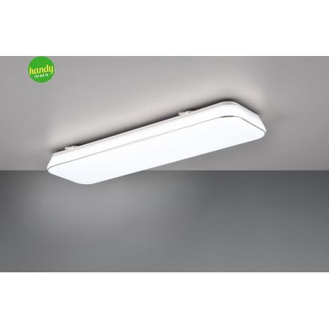 BLANCA PLAFONIERA LED 28W 3400lm, 4000K RETTANGOLARE DIMMERABILE CON INTERRUTTORE 60CM X 17CM (1/3)