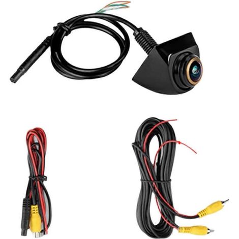 Cámara de visión trasera AHD 1080P para coche con líneas guía y asistente de aparcamiento. (1/5)