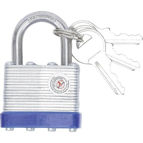 Cadenas de Sécurité 40 mm - Acier, Compact et Robuste - Protection Fiable - D-Work