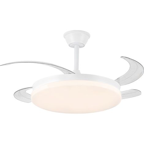 Ventilador LED aspas retráctiles Milky L Evo 72W 7920Lm CCT Dim Smart (1/5)