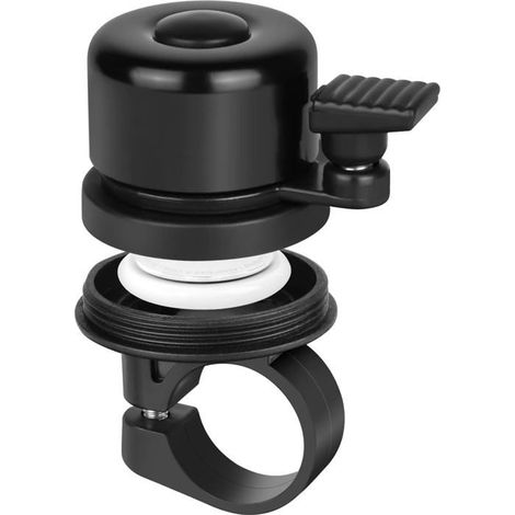 Sonnette de vélo antivol, accessoire pour guidon de vélo de 22 mm, convient aux enfants, aux adultes et aux vélos de route. (1/5)
