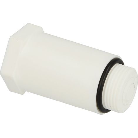 Bouchon de montage 3/4, blanc en plastique