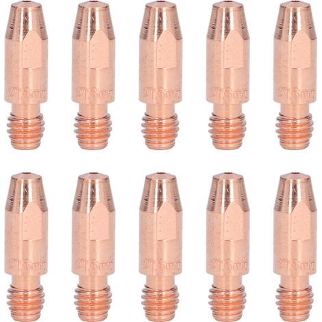 10 Pièces Embouts de Contact Cuivre 36KD1.6x30 Kit Accessoires Soudure