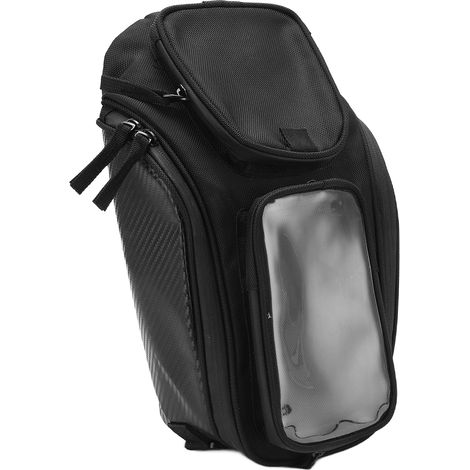 Sacoche de réservoir moto sac à dos décoratif en toile Oxford imperméable et résistant à l'usure pour la conduite (1/5)
