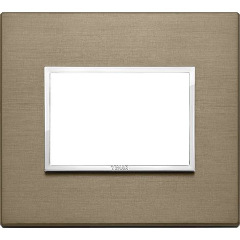 Placca 3M bronzo scuro Vimar Eikon Evo 21653.05