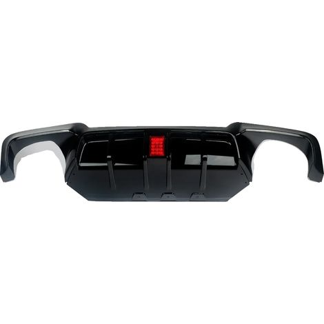 Difusor trasero, compatible con modelos M Sport, plástico ABS resistente, negro brillante. (1/2)