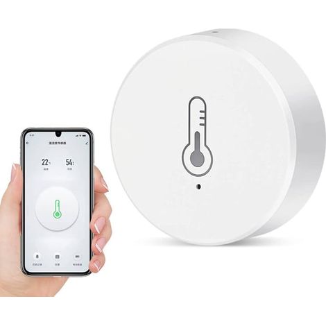 Le capteur de température et d'humidité Tuya Smart ZigBee 3.0 est alimenté par batterie et sûr (1/4)